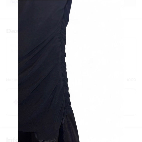 Lillie Rubin Black Maxi Dress - Picture 3 of 6